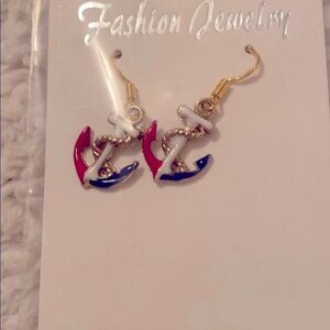 Anchor earrings